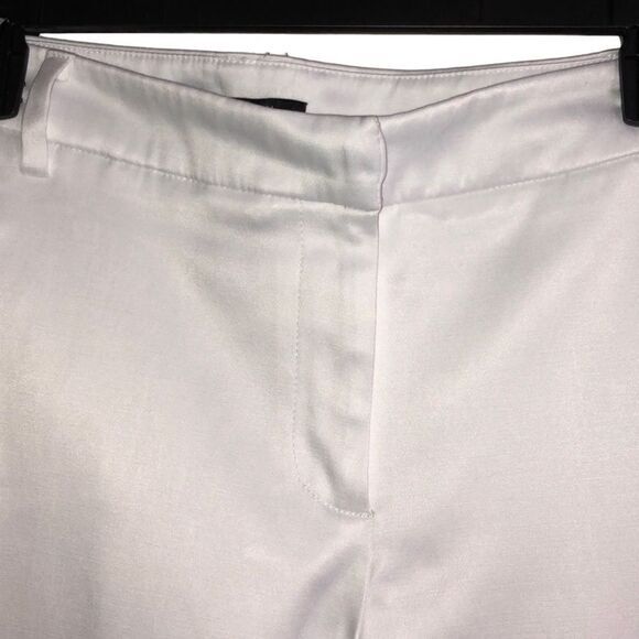 Zac & Rachel high rise zip button front two slash pockets scalloped hem capri 10 - Picture 4 of 6